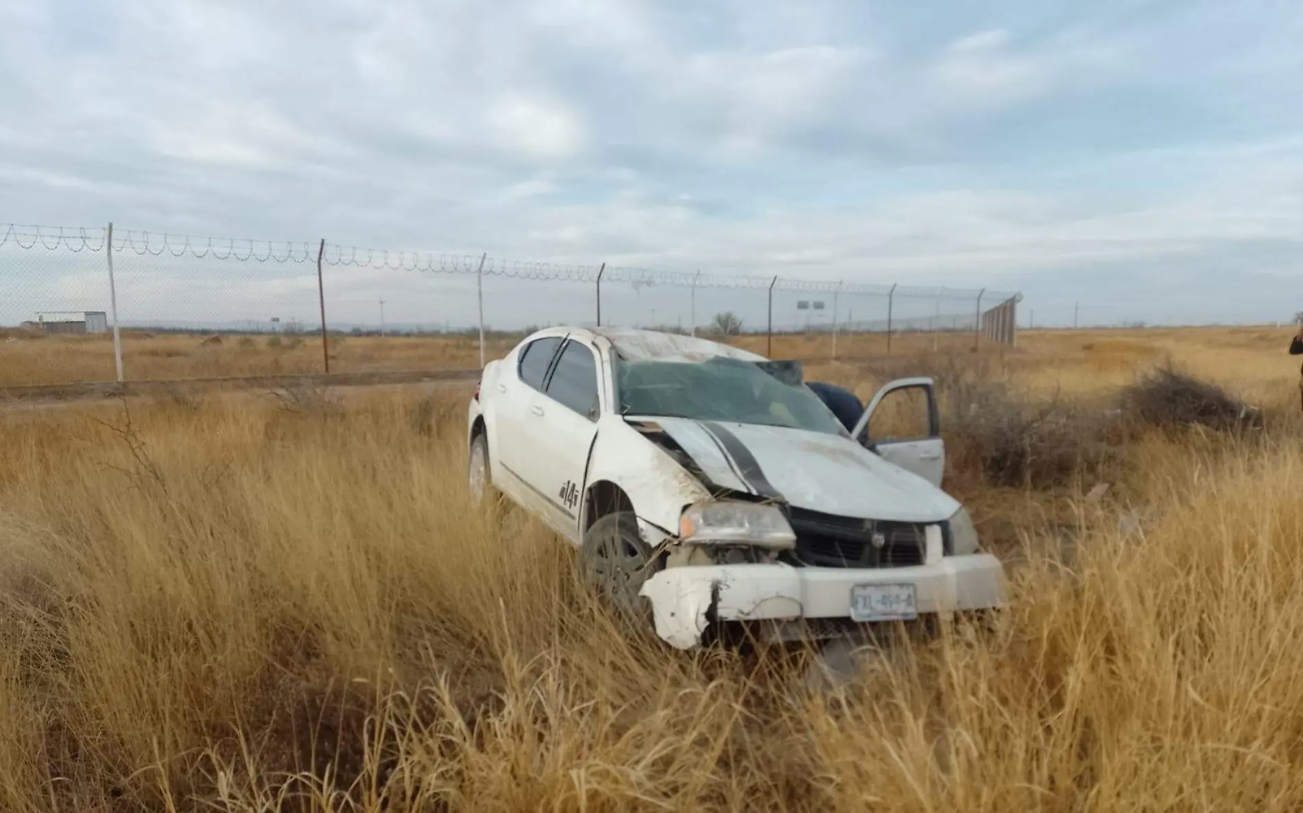 accidente volcadura en Jiménez